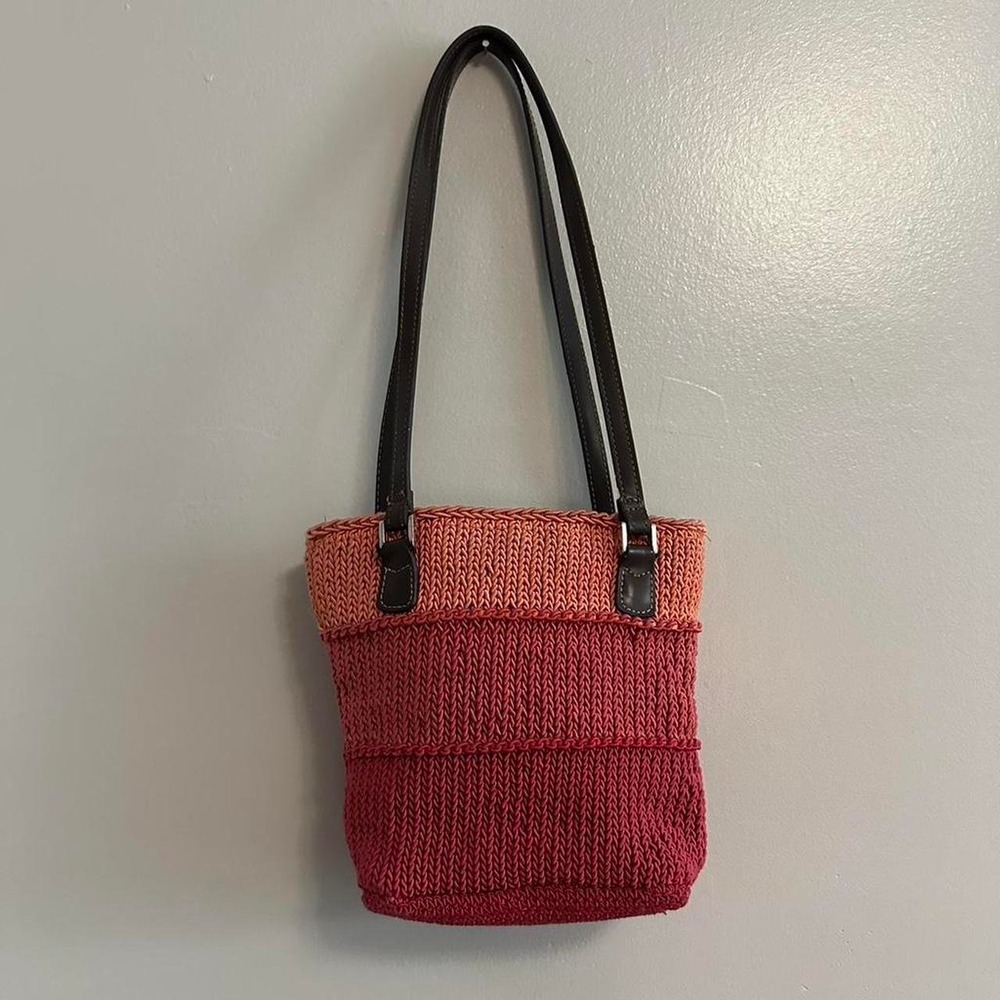 Liz Claiborne woven color block purse